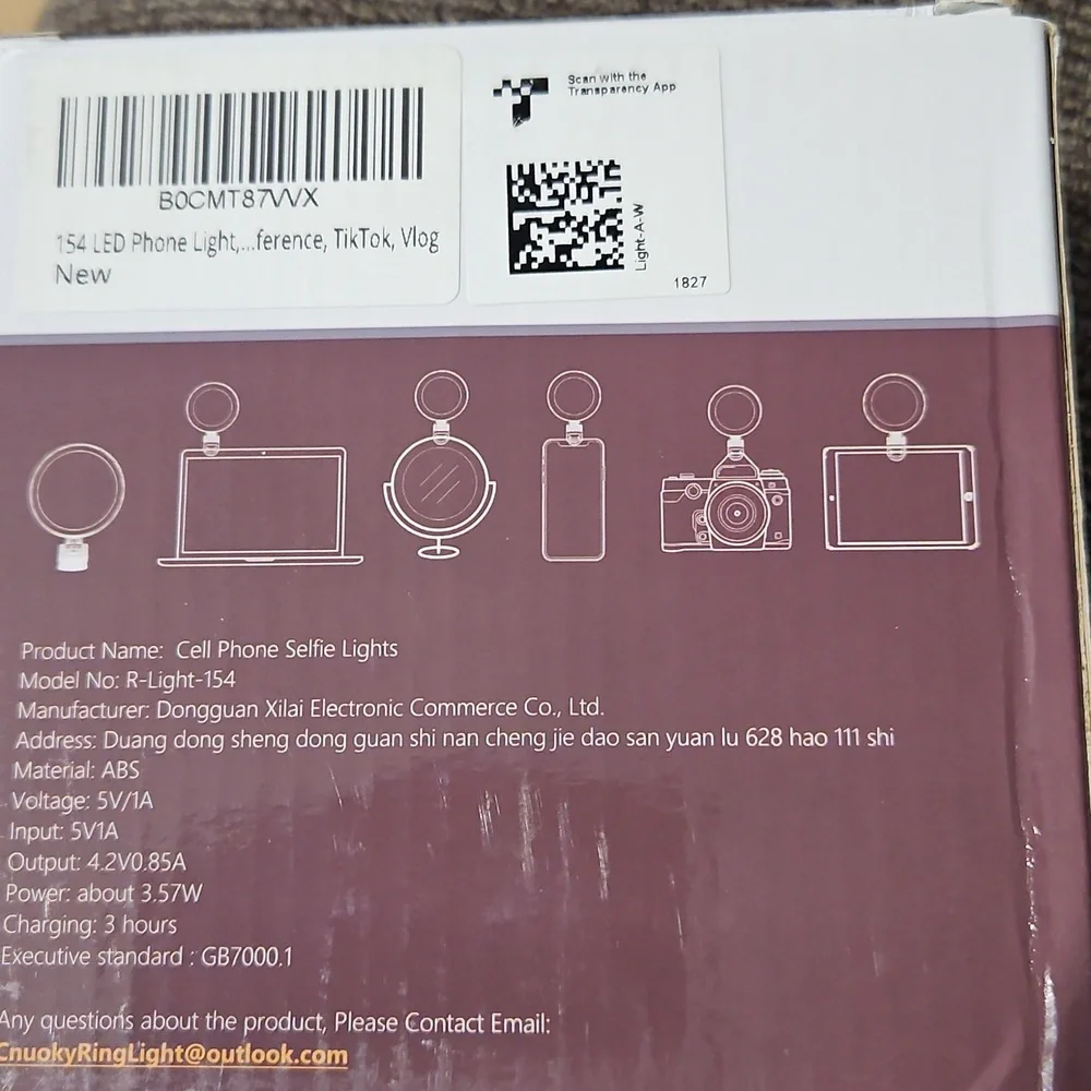 NWT Lighting Professional LED Portable Ring Light - Picture 2 of 5